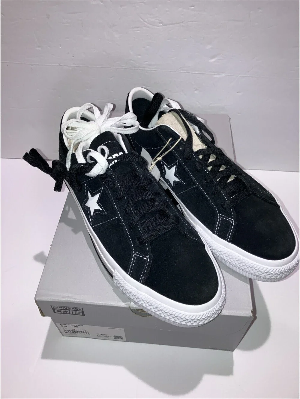 CONVERSE CONS One Star Pro OX Black White 171327C Men’s 9.5 Women’s 11 NEW